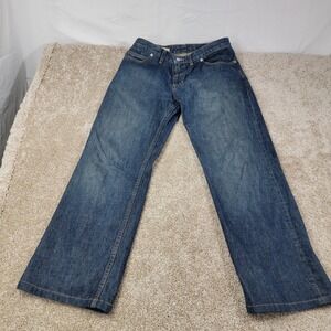 Perry Ellis Jeans Men's‎ 32X30 Relaxed Fit Dark Wash Denim Pants Menswear Y2k
